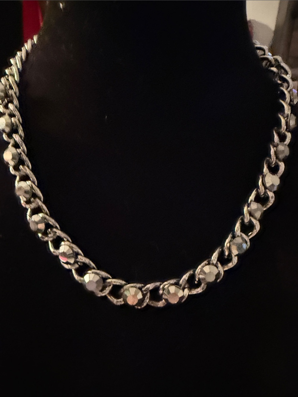 New Women’s 12” G-metal glitz Necklace